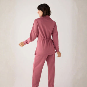 Felpa con mezza zip felpata Ysabel Mora 70741