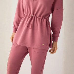 Felpa con mezza zip felpata Ysabel Mora 70741