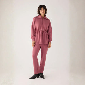 Felpa con mezza zip felpata Ysabel Mora 70741