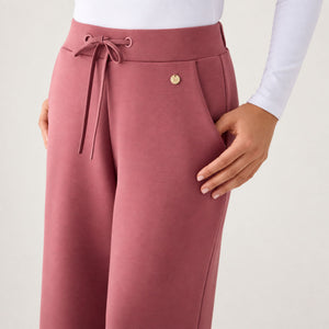 Pantalone vita alta gamba dritta felpato Ysabel Mora 70743