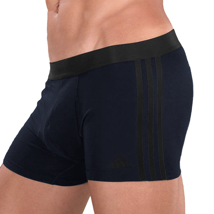 Boxer uomo Adidas Active Flex 3-stripes cotone elasticizzato assortiti 3pz