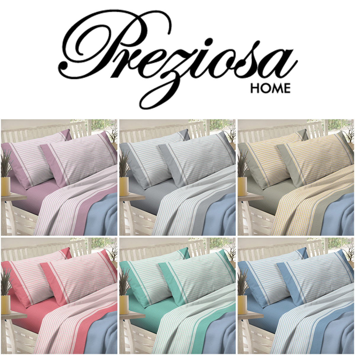 Lenzuola Preziosa letto cotone Alba dis. 53