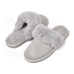 Pantofole chiuse Preziosa ecopelliccia 0048 grigio