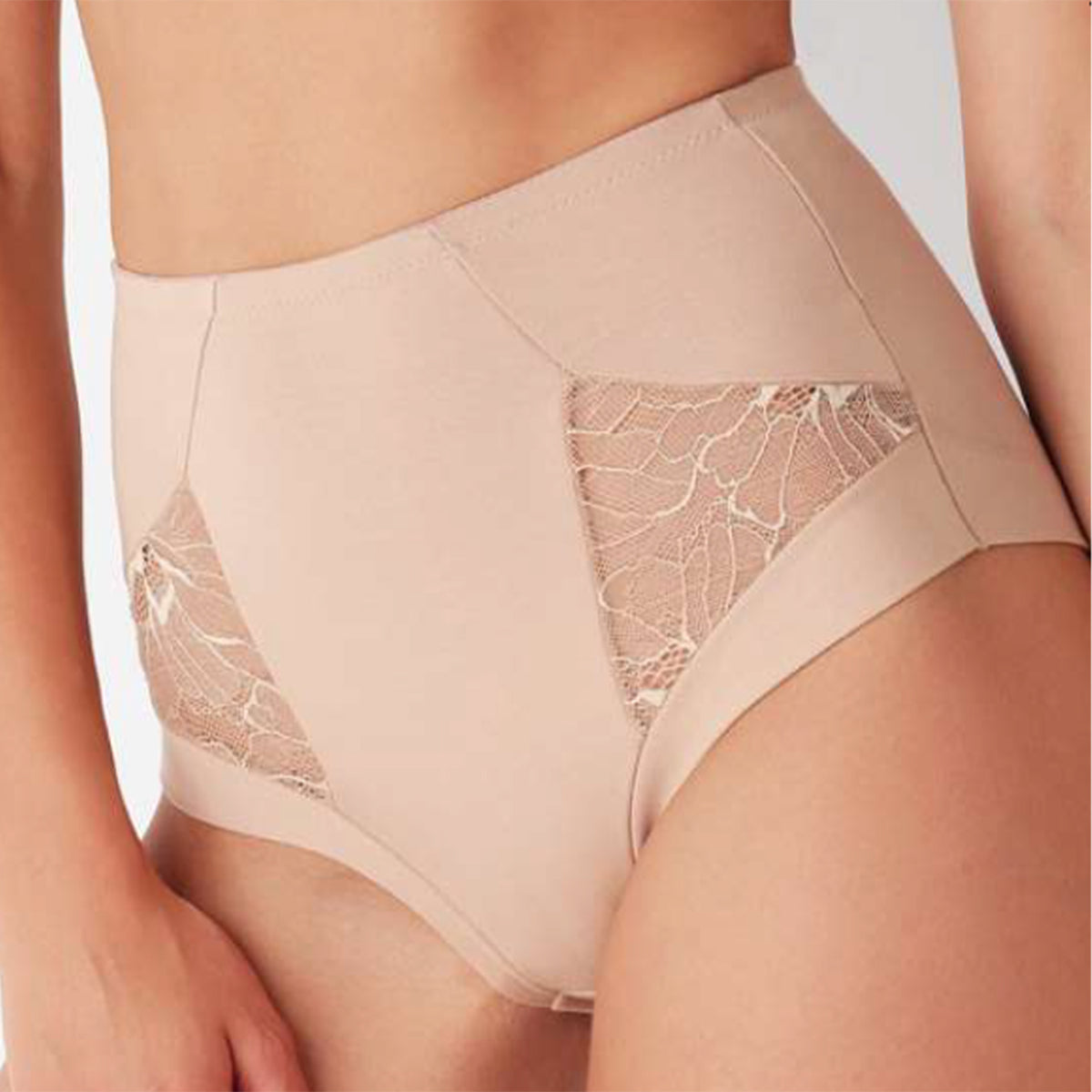 Guaina Cotonella silhouette ADB18 cotone elasticizzato e pizzo