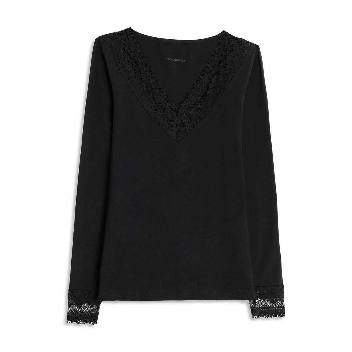 Maglia donna scollo a v in cotone Cotonella ADD11