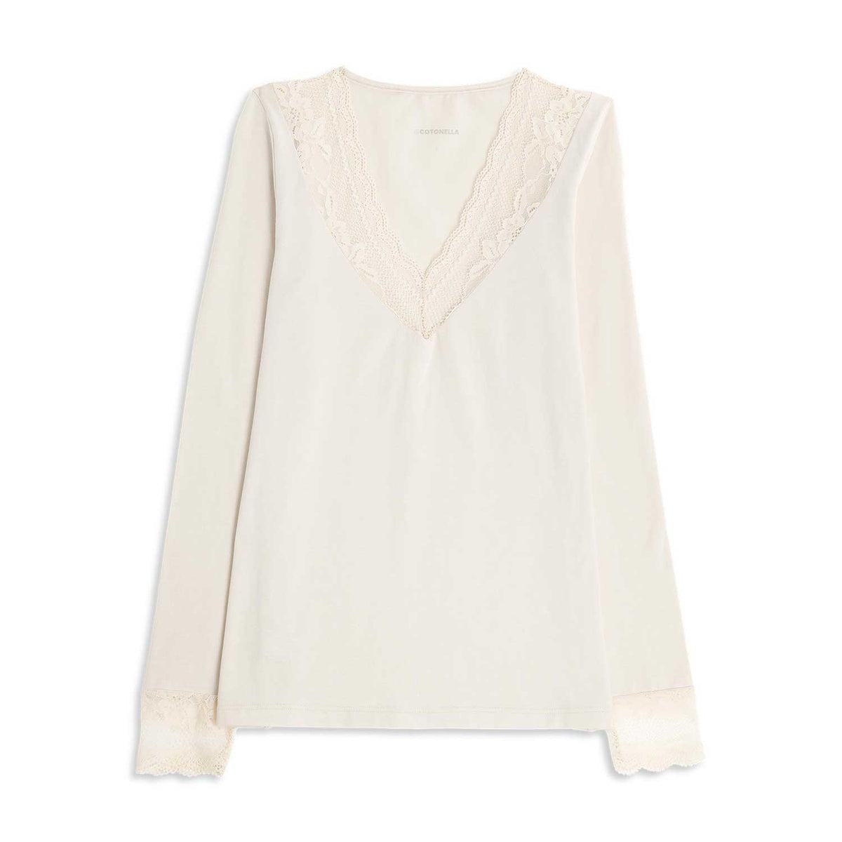 Maglia donna scollo a v in cotone Cotonella ADD11