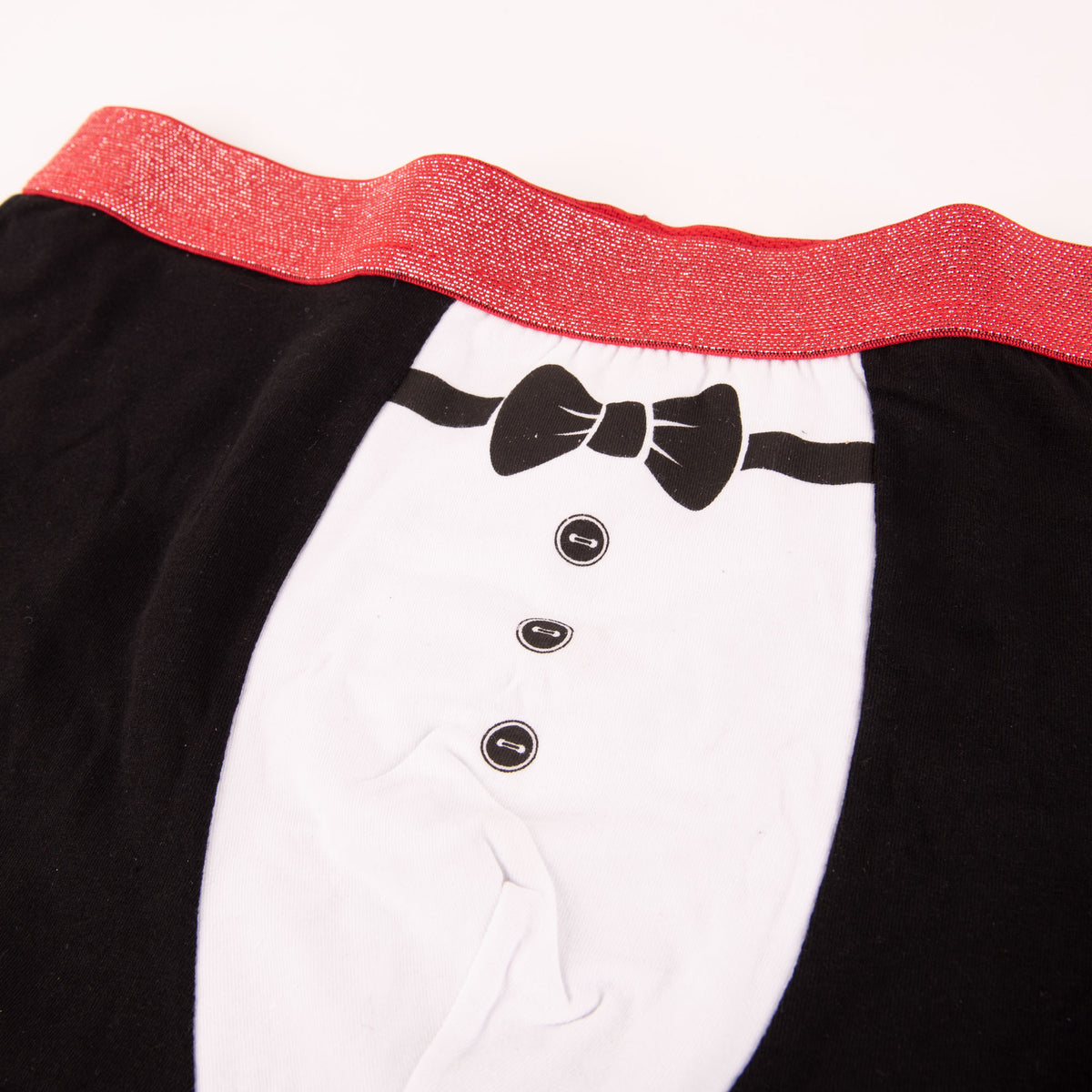Boxer uomo + Tanga donna + 2 flute - intimo regalo natale capodanno