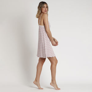 Camicia da notte flowers in cotone morbido Admas 61255