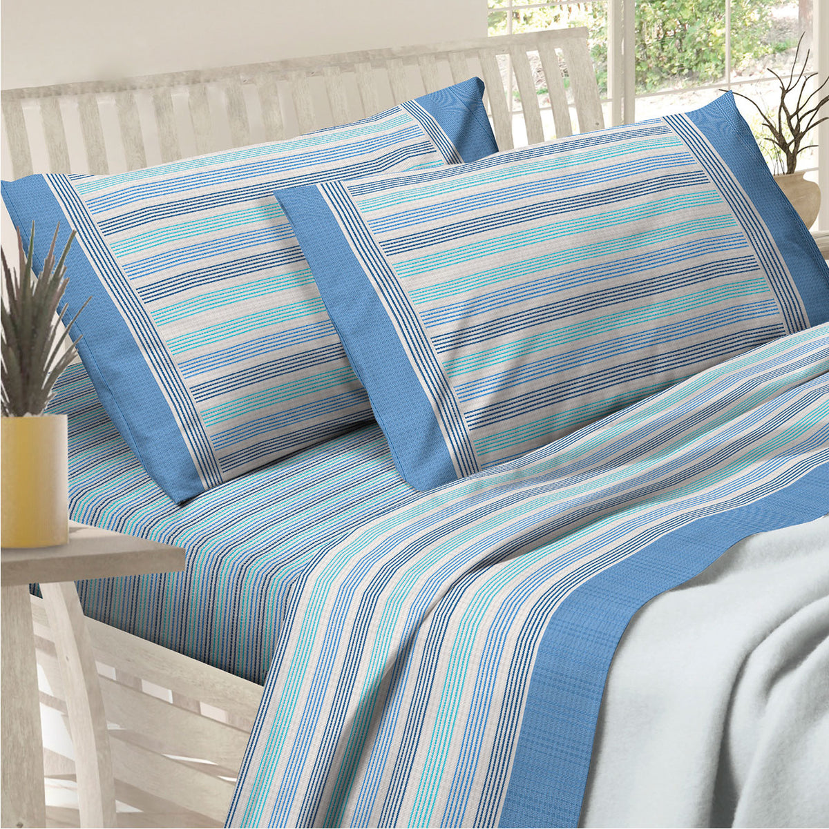 Lenzuola Preziosa letto cotone singolo matrimoniale Alba dis. 54