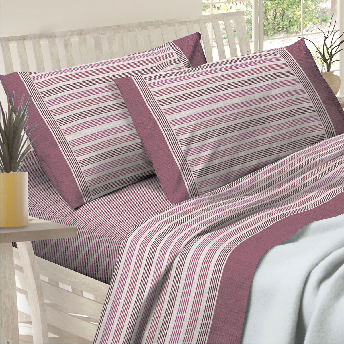 Lenzuola Preziosa letto cotone singolo matrimoniale Alba dis. 54