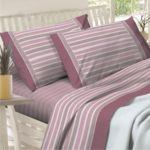 Lenzuola Preziosa letto cotone singolo matrimoniale Alba dis. 54