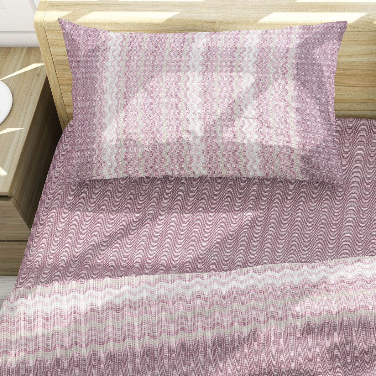 Lenzuola Preziosa letto cotone singolo matrimoniale Alba dis. 46