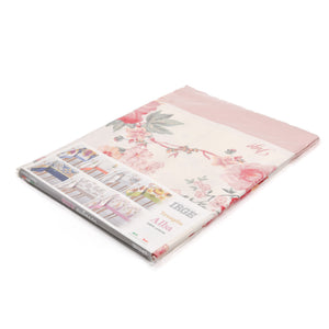 Tovaglia 100% cotone fiori Alba Camelia Irge colore rosa