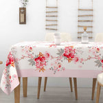 Tovaglia 100% cotone fiori Alba Camelia Irge colore rosa