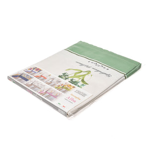 Tovaglia 100% cotone fiori Alba Cannella Irge colore verde