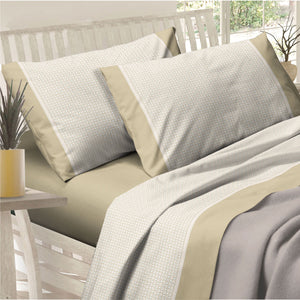 Lenzuola Preziosa letto cotone Alba dis.34