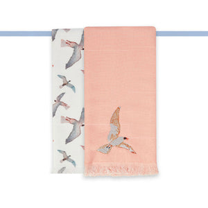 Strofinacci Vingi per cucina 100% cotone Alexandra uccelli 2 pz
