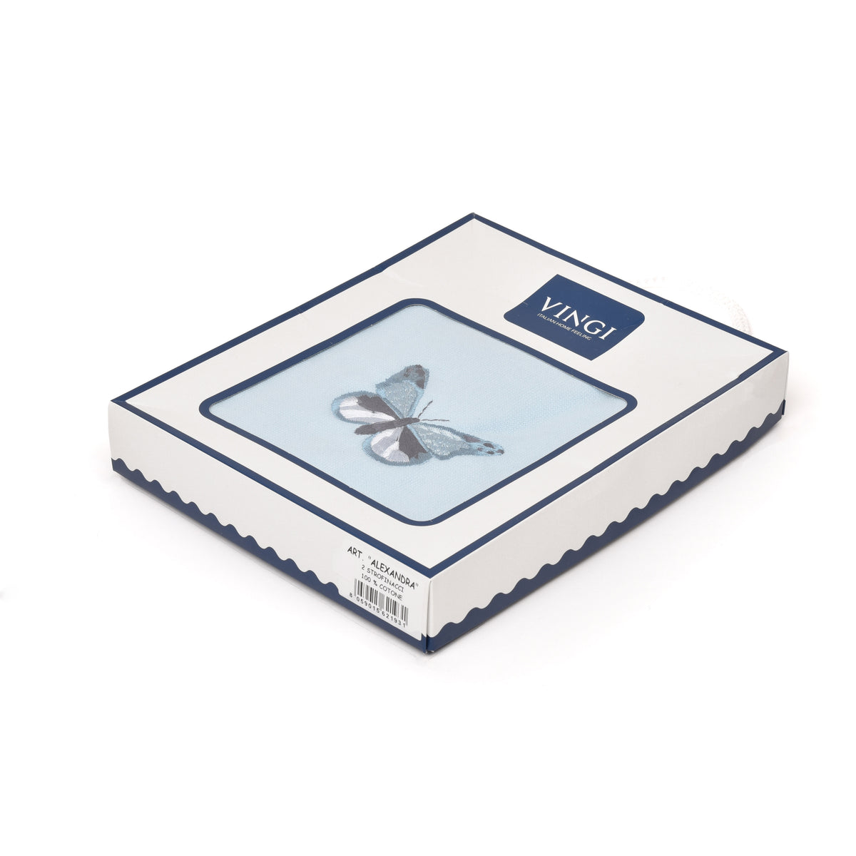 Strofinacci Vingi per cucina 100% cotone Alexandra farfalle 2 pz