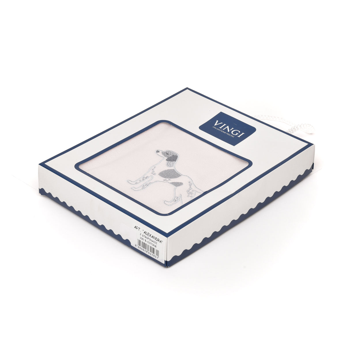 Strofinacci Vingi per cucina 100% cotone Alexandra cani 2 pz