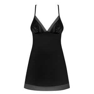 Sexy abito + perizoma Obsessive Alifini chemise e thong raso 2 pz.