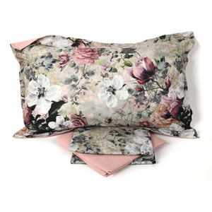 Completo letto matrimoniale in percalle Enrico Coveri Alita F671