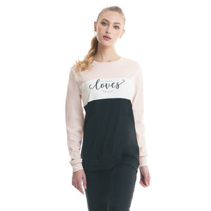 Pigiama donna caldo cotone Ambro D6020.22 var A rosa nero