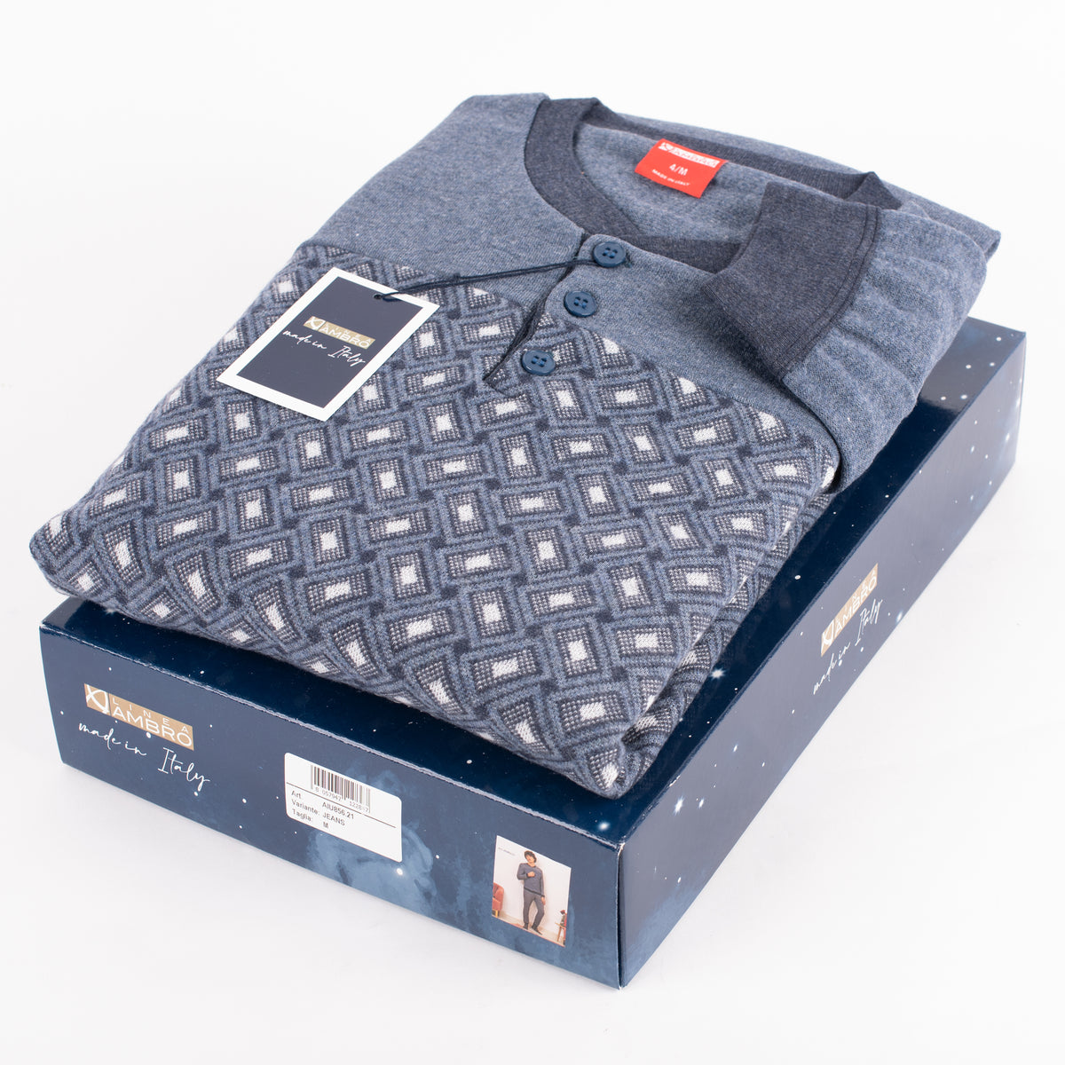 Pigiama uomo Ambro AIU856.21 punto milano jeans
