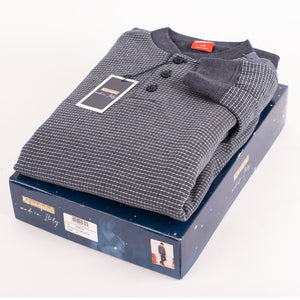 Pigiama uomo Ambro AIU858.21 punto milano blu melange