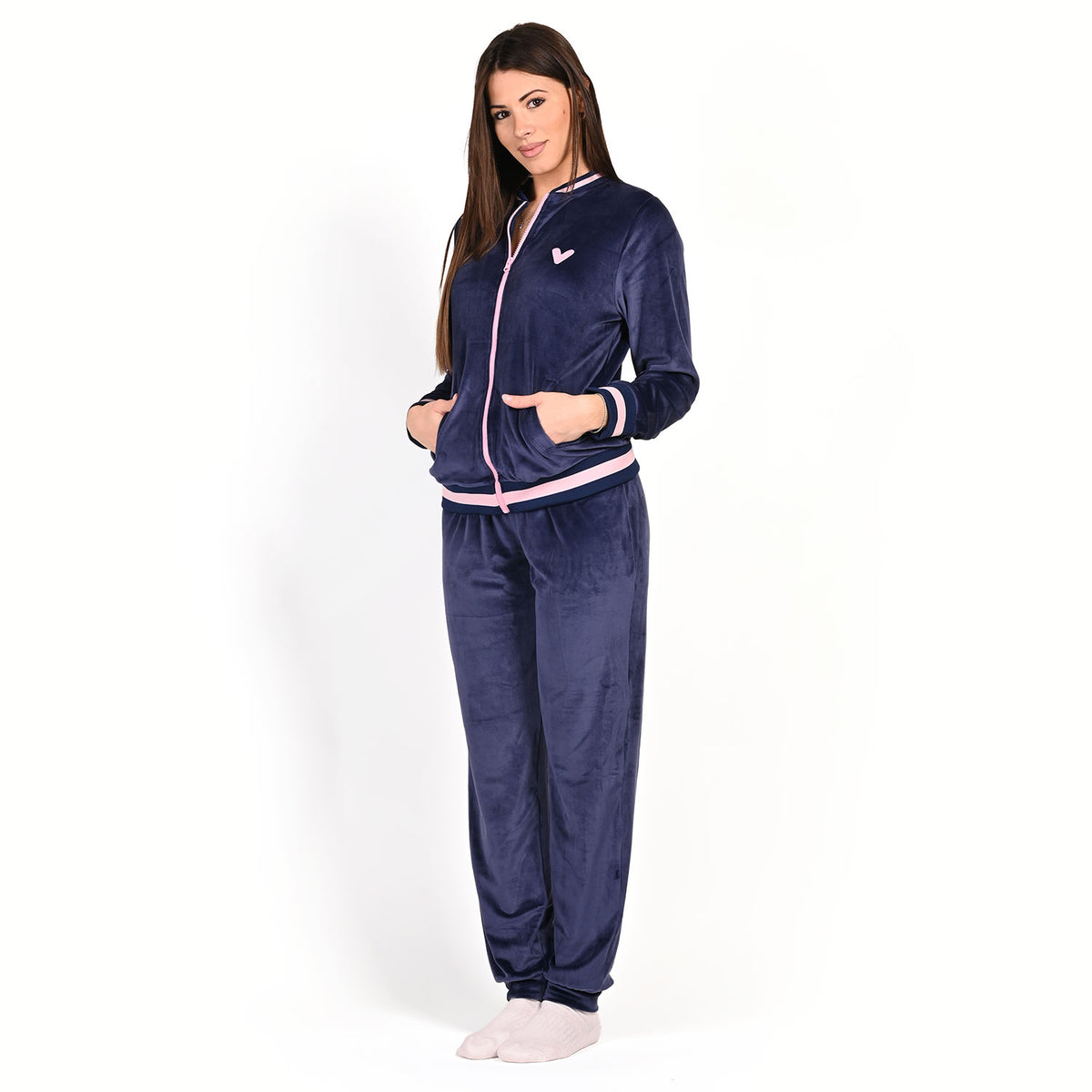 Tuta donna full zip ciniglia Lovable L0EAG