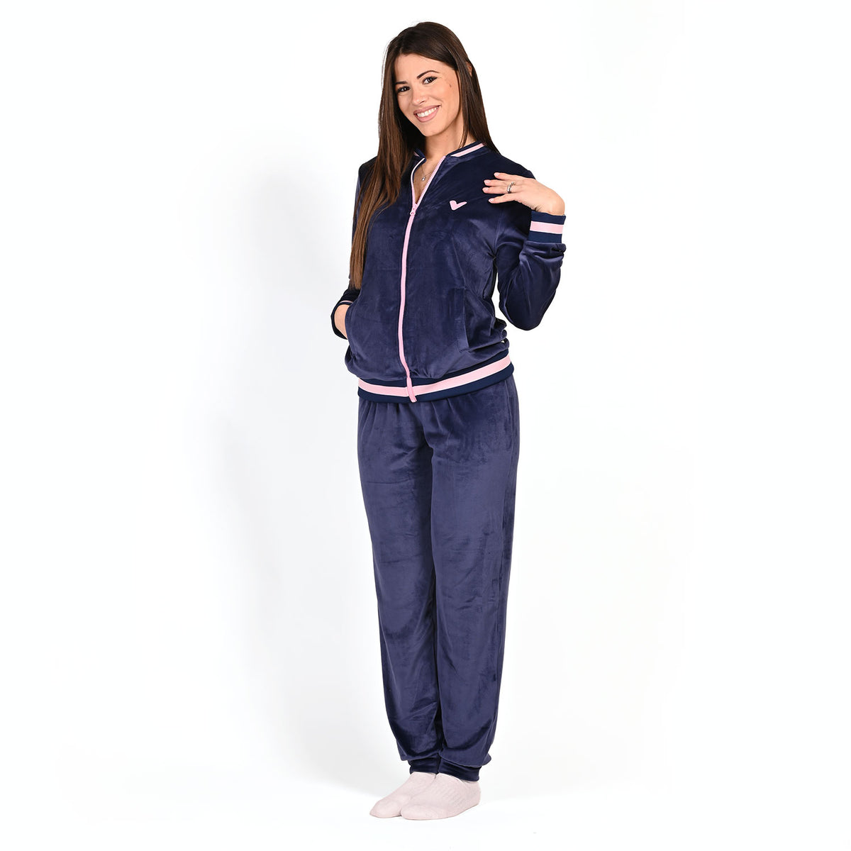 Tuta donna full zip ciniglia Lovable L0EAG