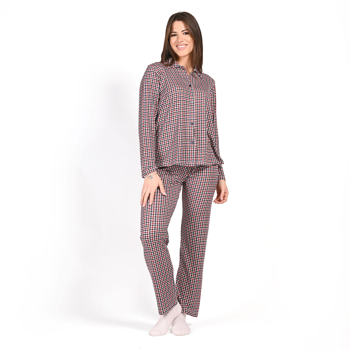 Pigiama donna maglia aperta in bambù Magic Dream 8959