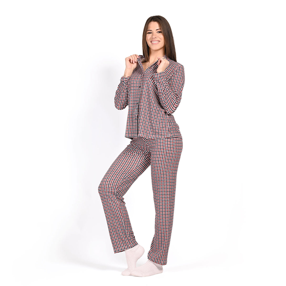 Pigiama donna maglia aperta in bambù Magic Dream 8959