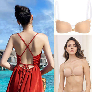 Reggiseno invisibile coppe adesive Iyali Anna schiena scoperta