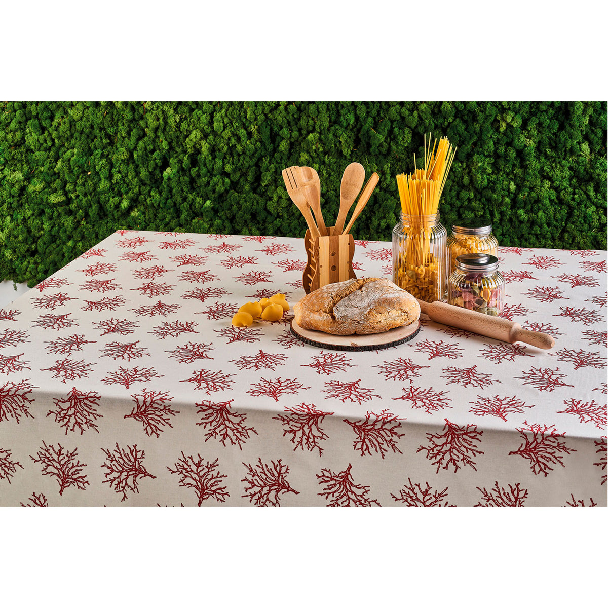 Tovaglia Vingi Armonia cotone cod.05 corallo