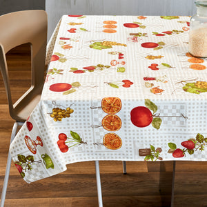 Tovaglia Vingi Armonia cod.A03 frutta in cotone