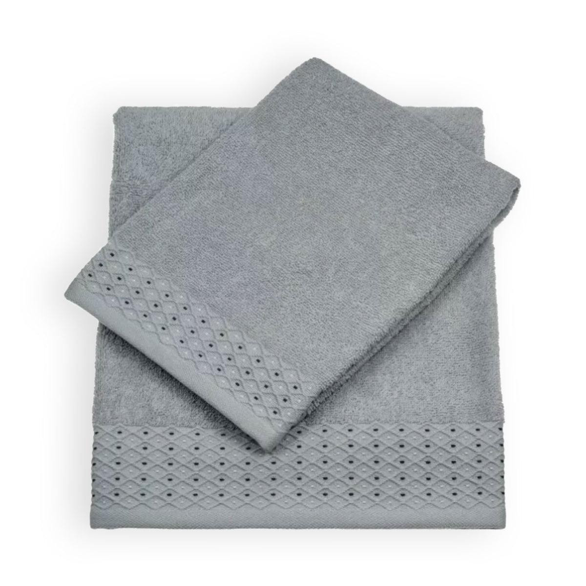Vingi set asciugamani viso + ospite Assia cotone
