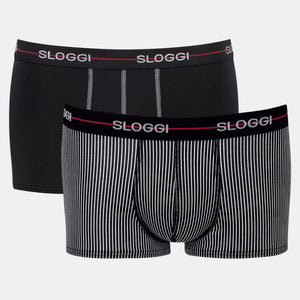 Boxer uomo sloggi short hipster 2 pezzi 