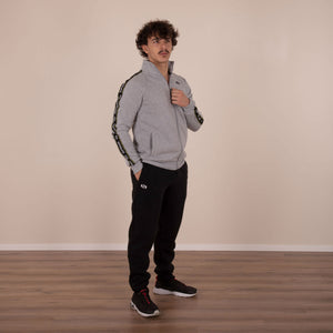Tuta uomo Superga 21550 invernale aperta felpato grigio melange