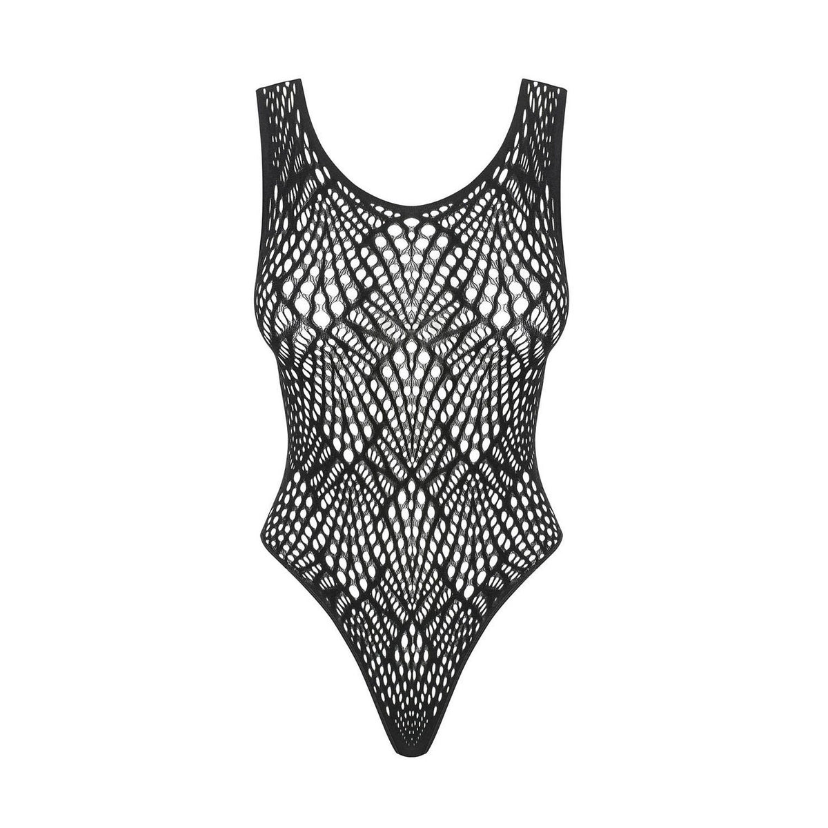 Sexy body Obsessive B127 traforato a perizoma nero