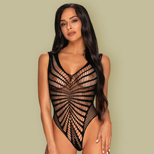 Sexy body Obsessive B132 traforato perizoma nero