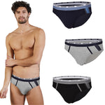 Slip cotone elasticizzato uomo Navigare B21131Z  3 pz.