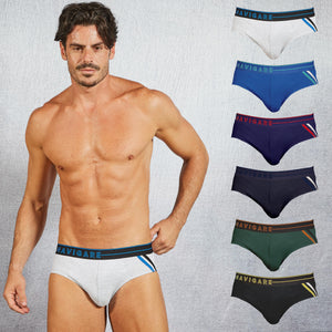 Slip uomo Navigare B212225Z elastico logato 6 pezzi