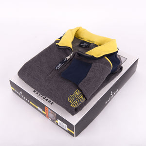 Pigiama uomo stile tuta cotone felpato grigio Navigare 2141253