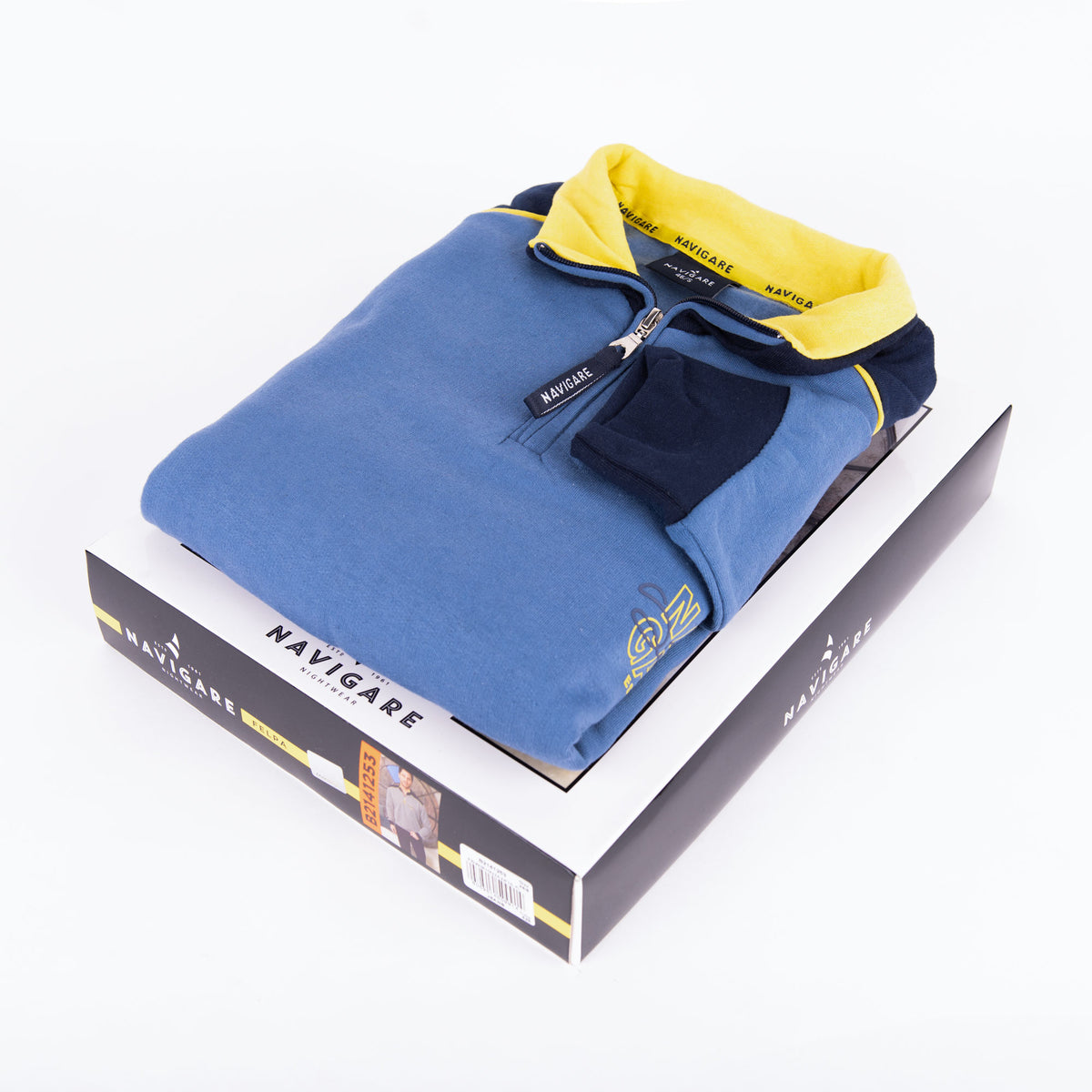 Pigiama stile tuta uomo cotone felpato jeans Navigare 2141253