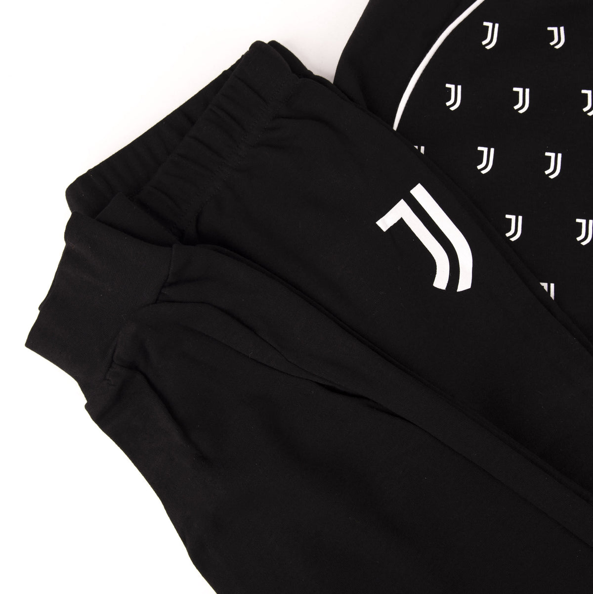 Pigiama tuta uomo Juventus serafino caldo cotone B2JU14115 nero