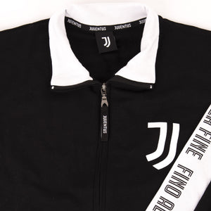 Pigiama tuta uomo Juventus zip cotone felpato B2JU14118 nero