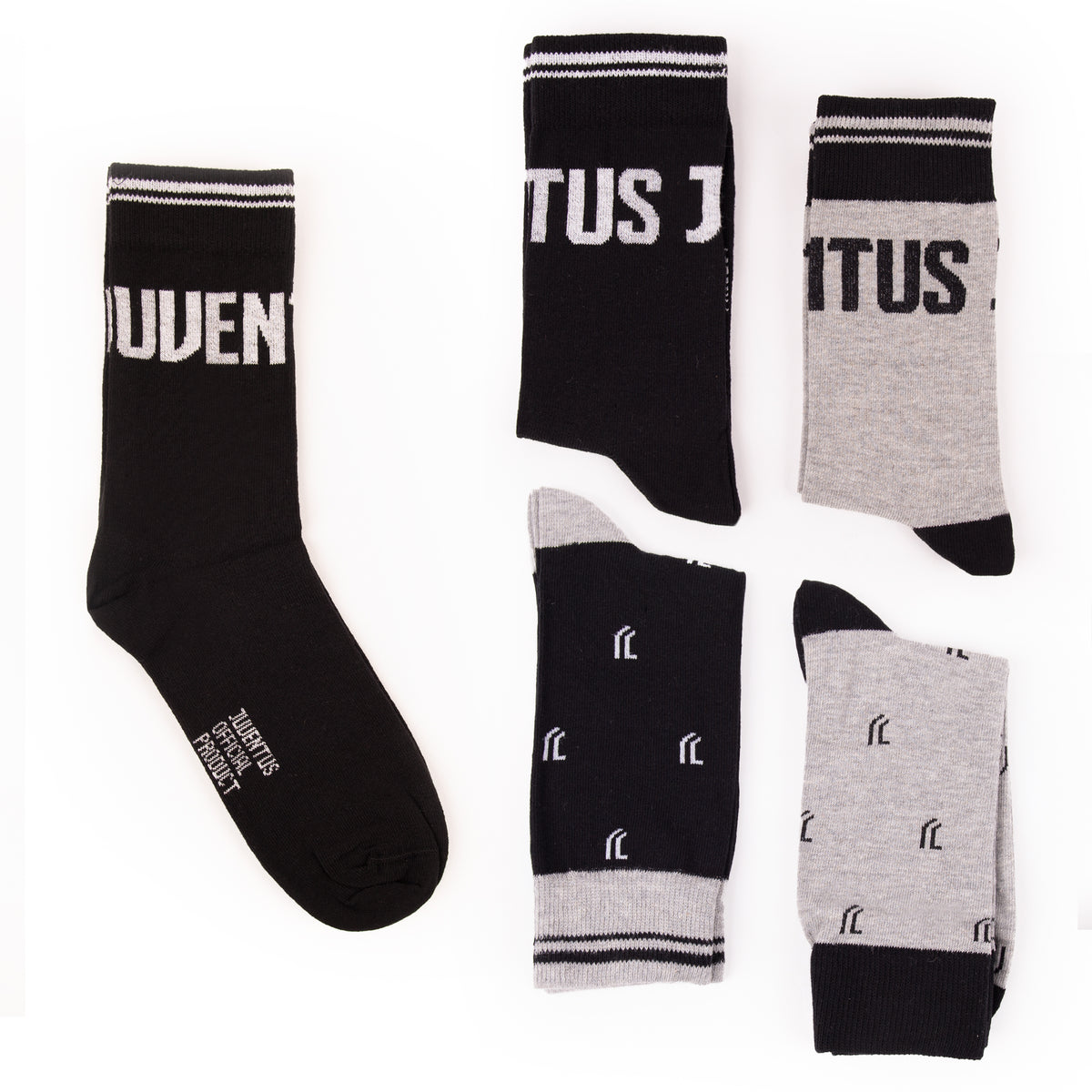 Calza corta bambino Juventus B2JU610 caldo cotone 4 pz