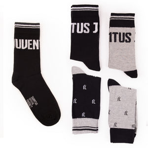Calza corta bambino Juventus B2JU610 caldo cotone 4 pz