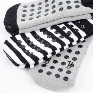 Calza corta antiscivolo bimbo Juventus B2JU611 caldo cotone 3 pz