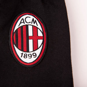 Pigiama tuta bambino Milan zip cotone felpato B2MI15117 nero